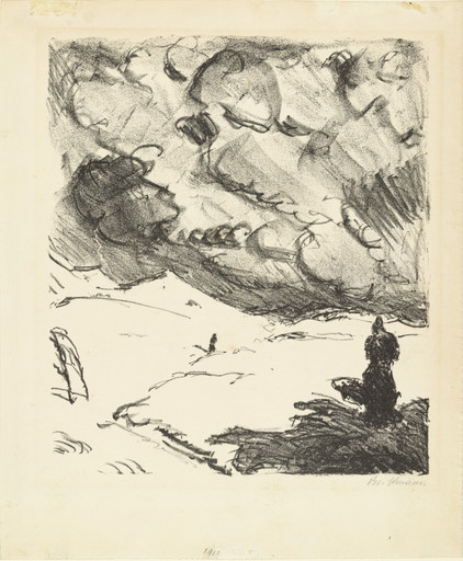 The Departure of Orpheus from his Mother