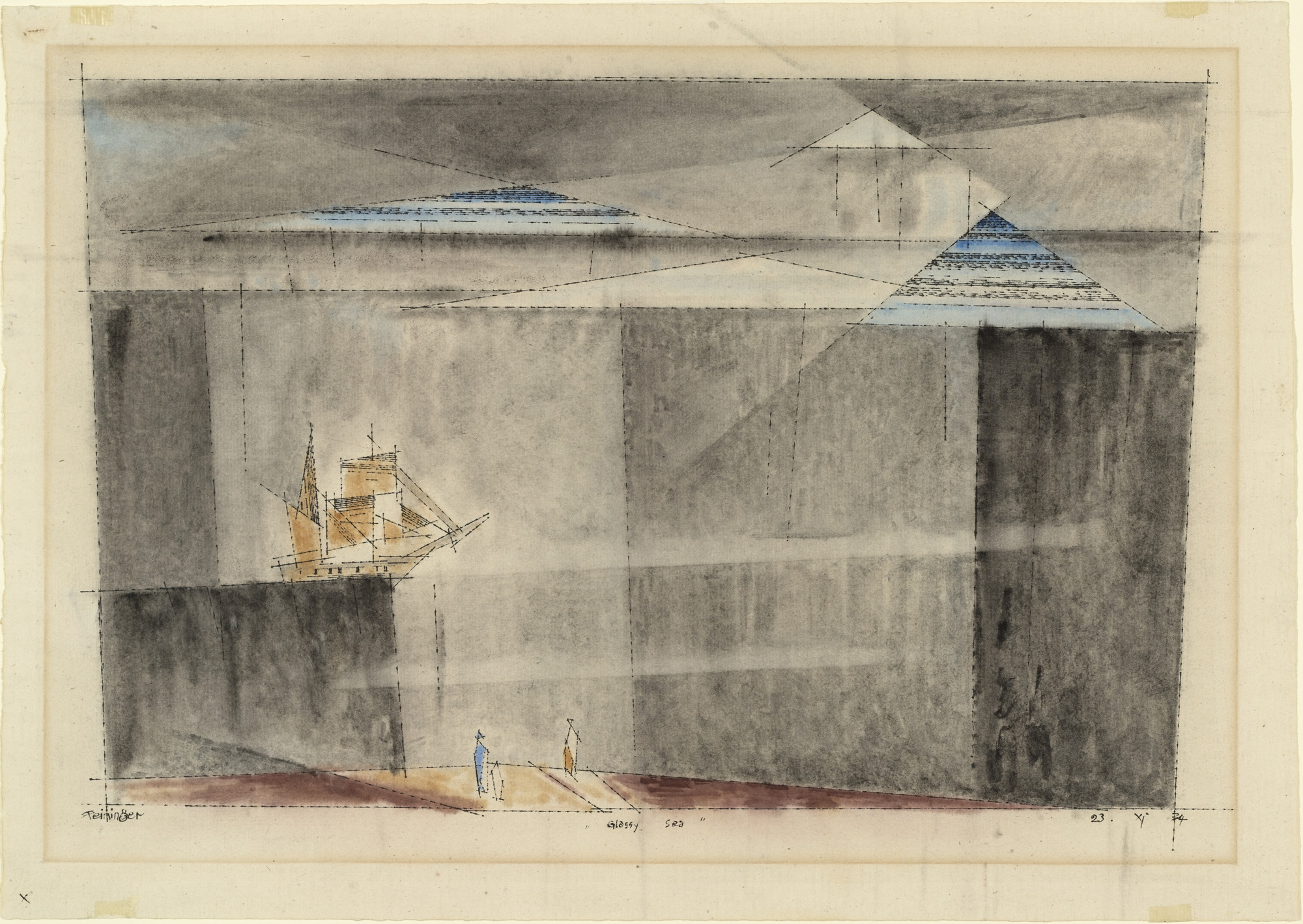 Lyonel Feininger. Glassy Sea