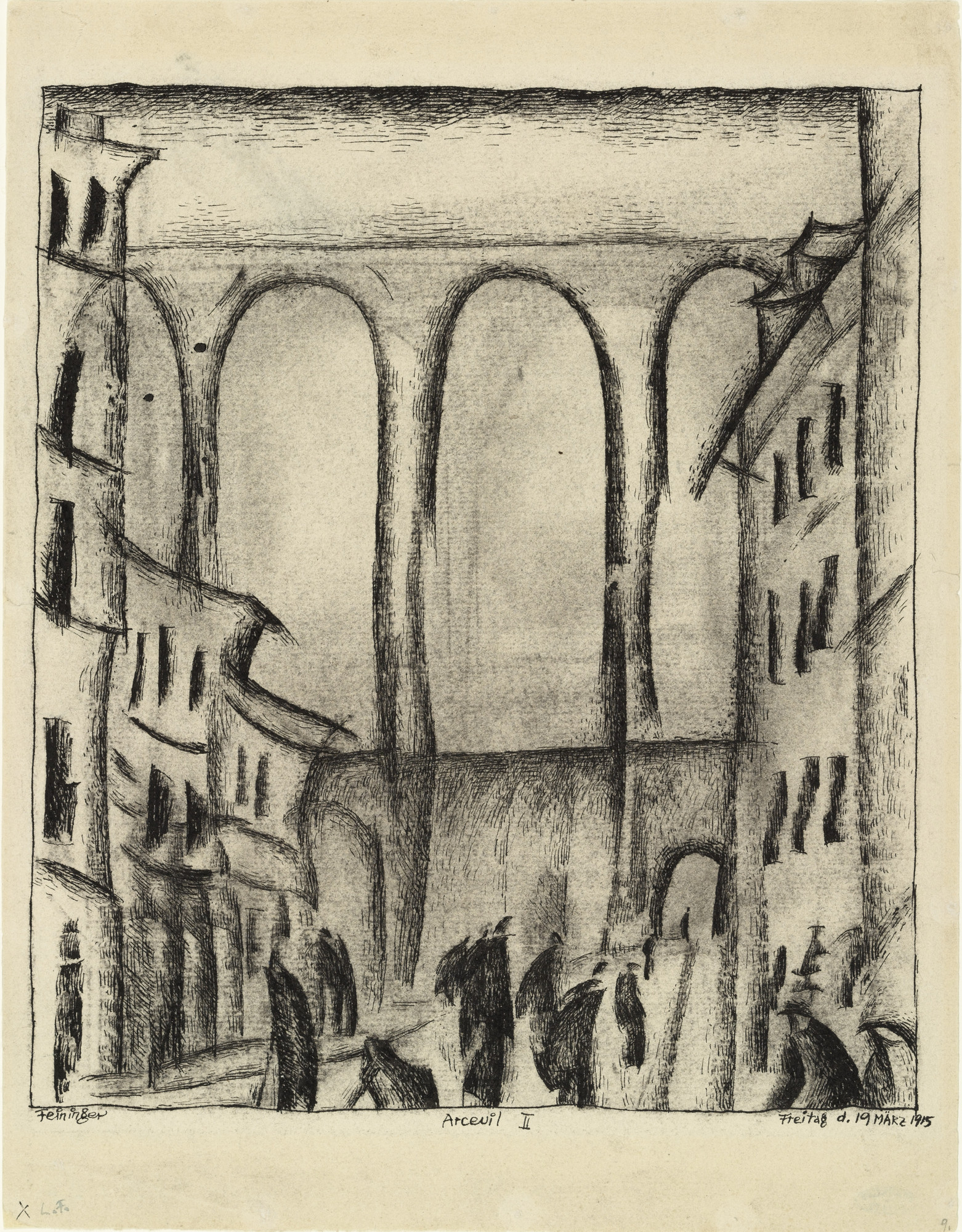 Lyonel Feininger. Arcueil II