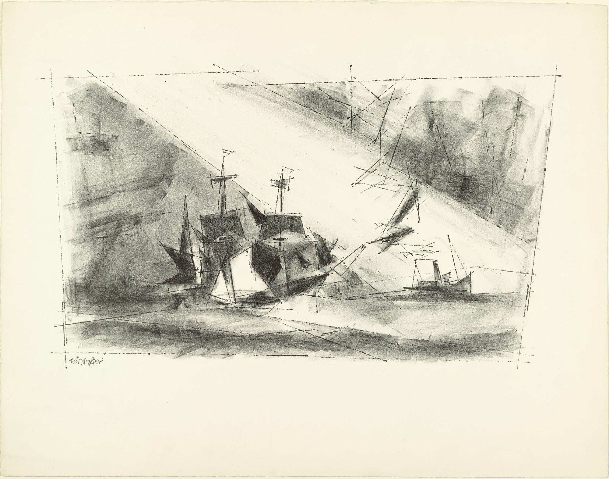 Lyonel Feininger. Off the Coast (Vor der Küste)