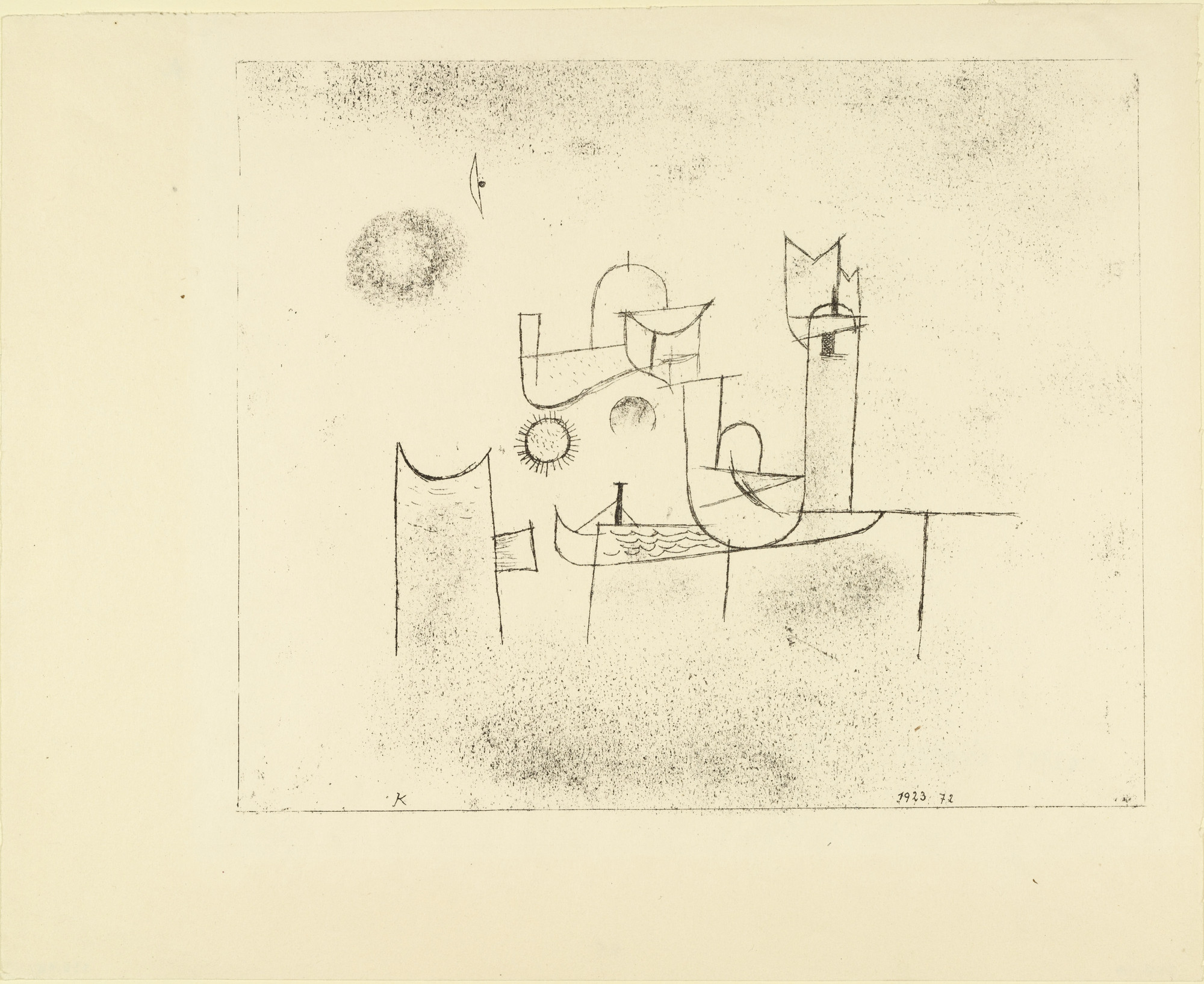 Paul Klee. Sun in the Gate. 1923 | MoMA