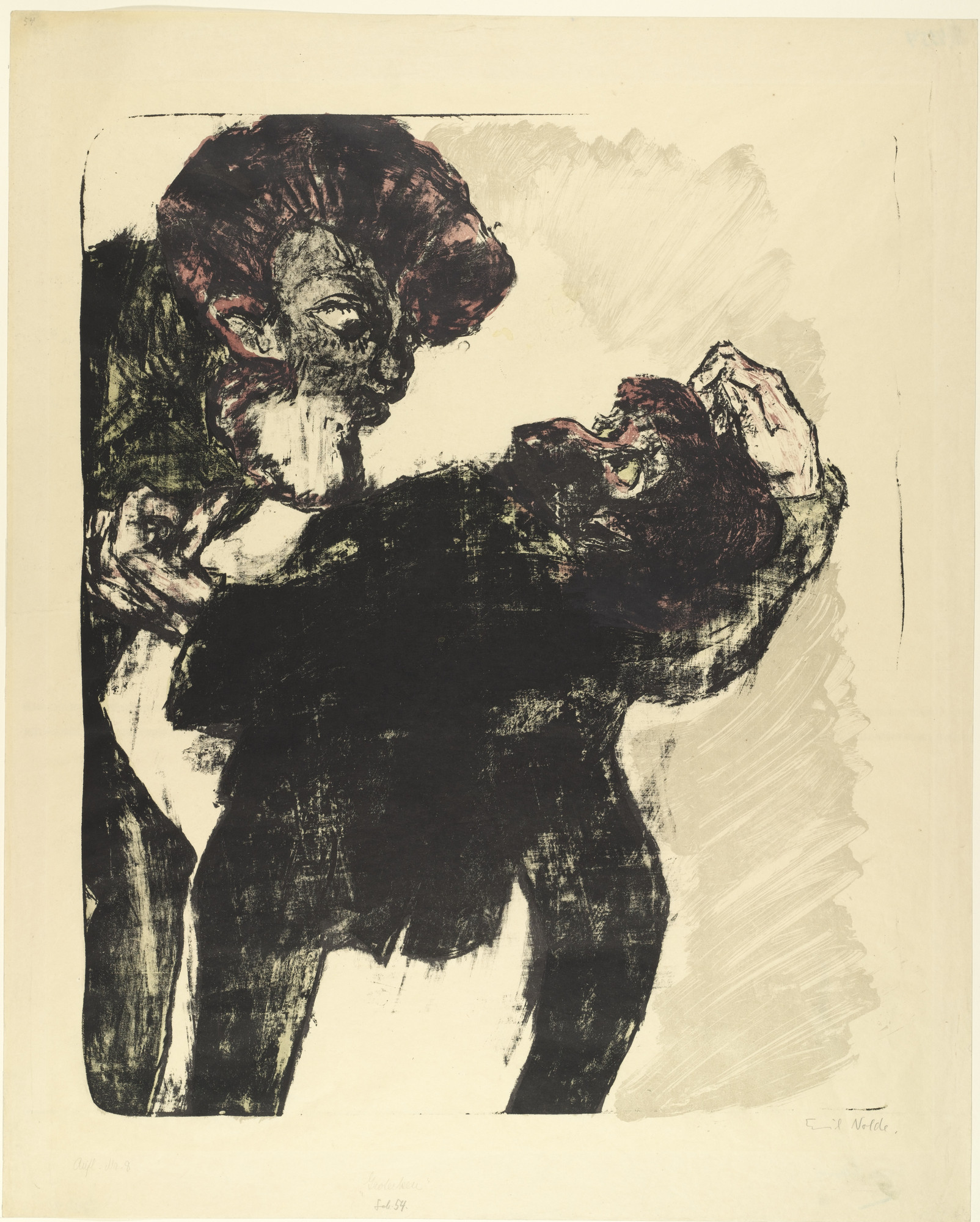 Emil Nolde. Grotesques (Grotesken). (1913) | MoMA