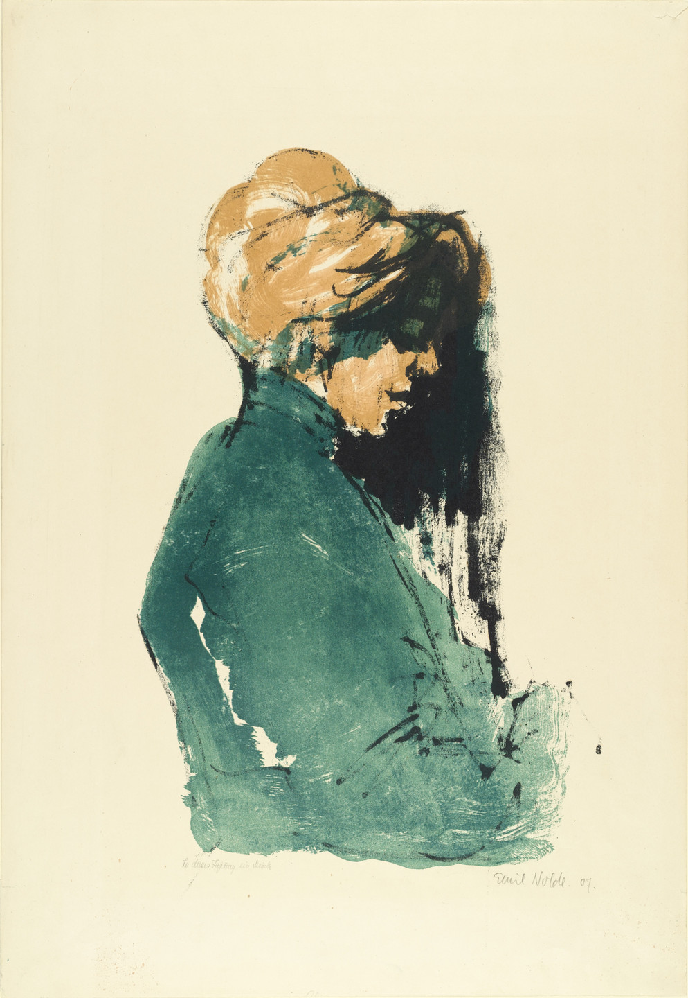 Emil Nolde. Alice. 1907 (printed 1915)