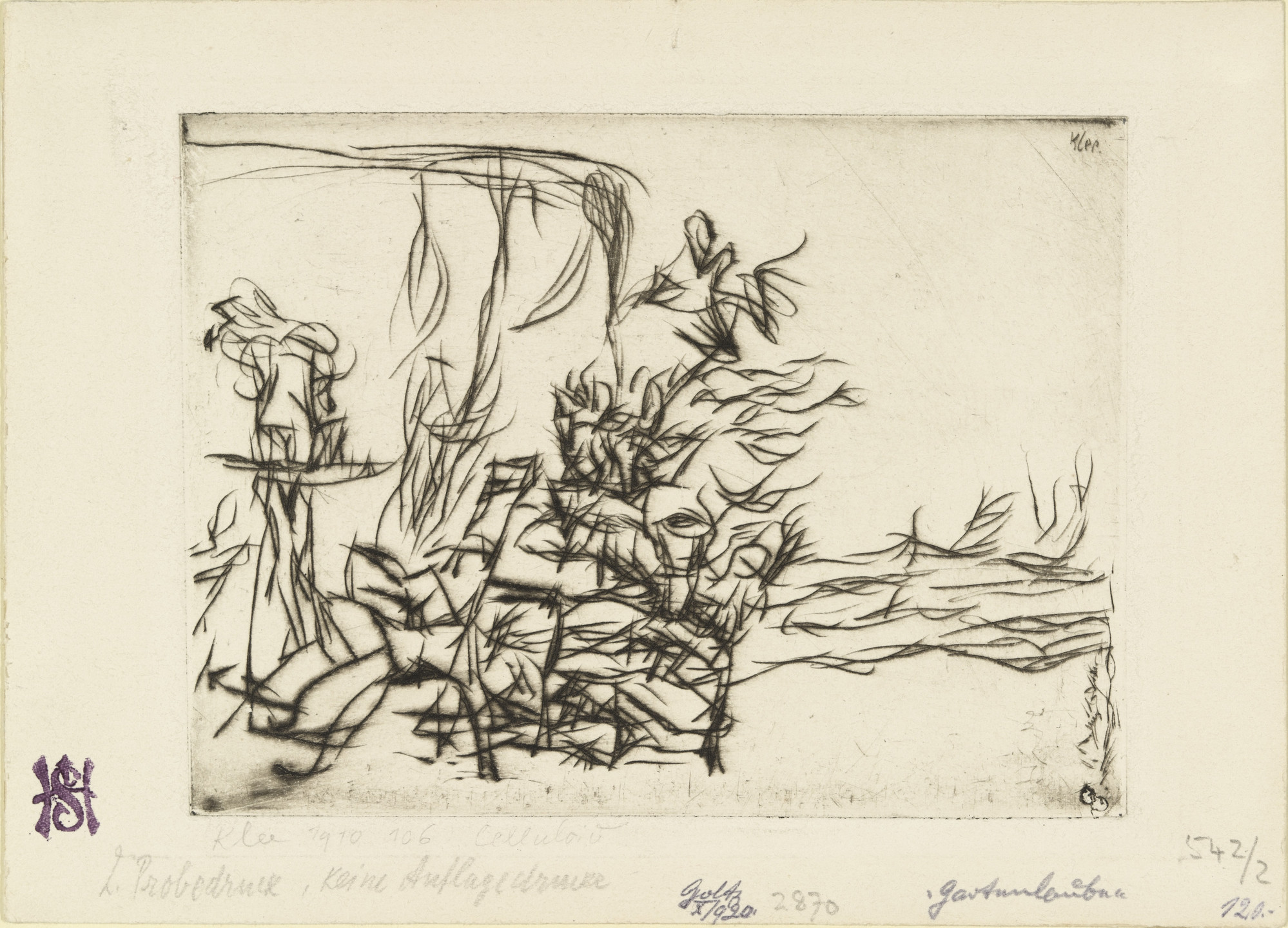 Paul Klee. Garden (Garten). 1910
