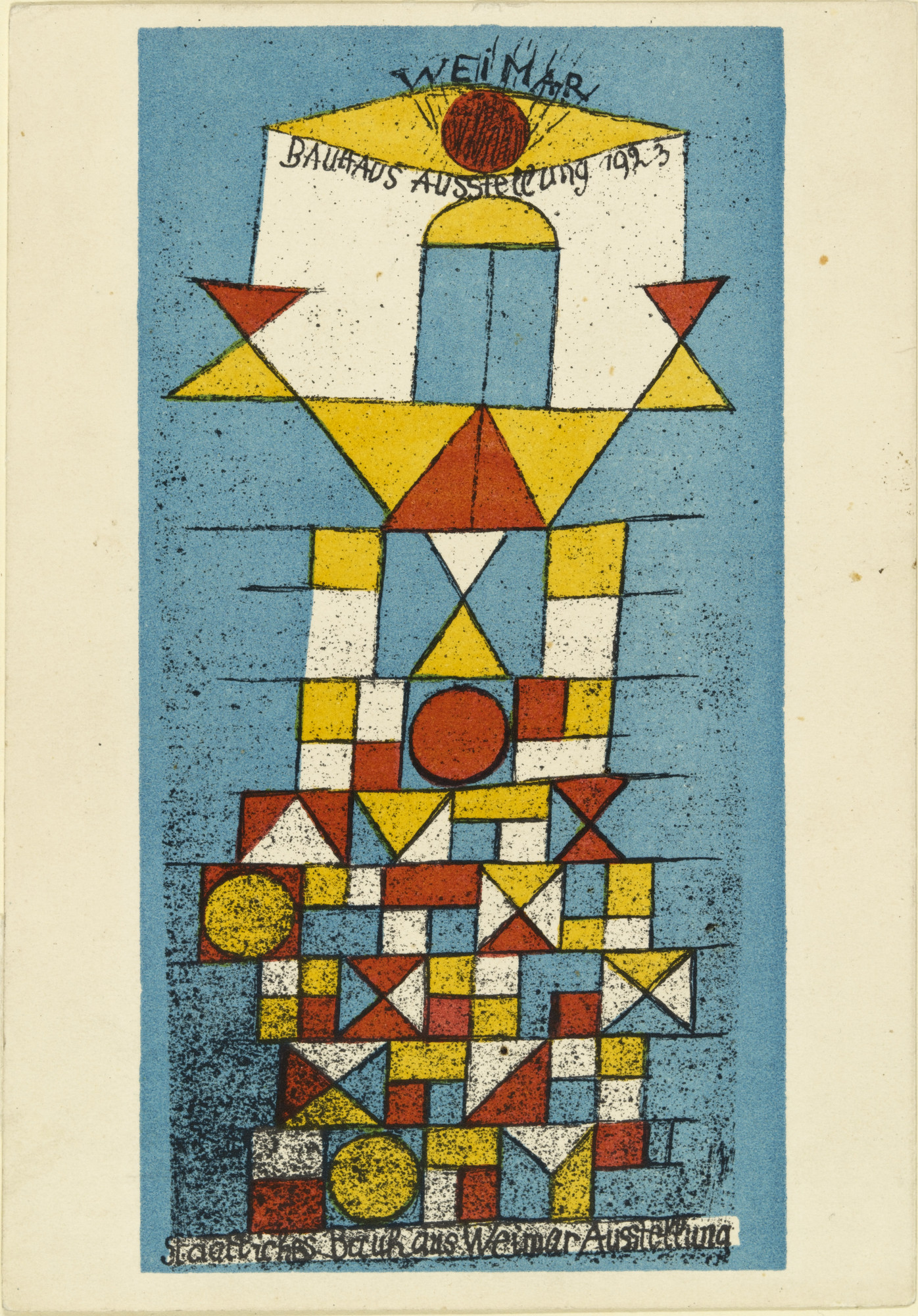 Paul Klee. The Sublime Side, postcard for 