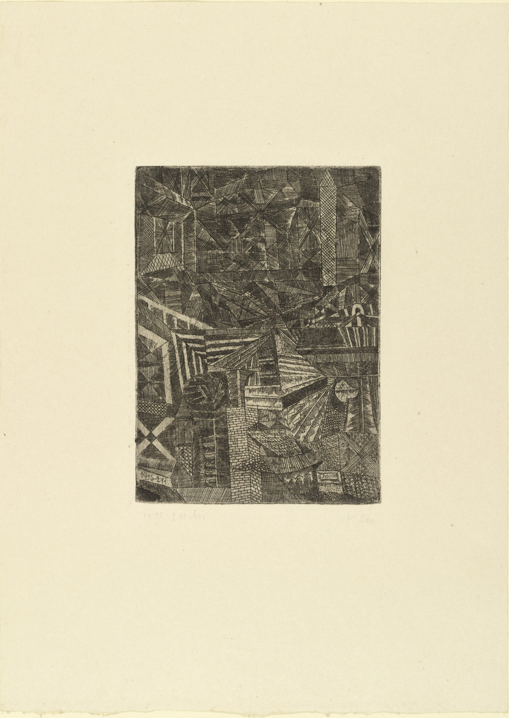 Paul Klee. Reflecting Window (Spiegelndes Fenster). 1915 | MoMA