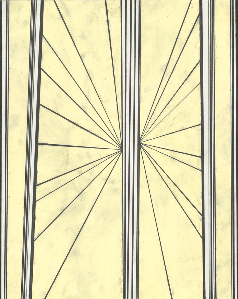 Untitled (Cream with Black Butterfly)