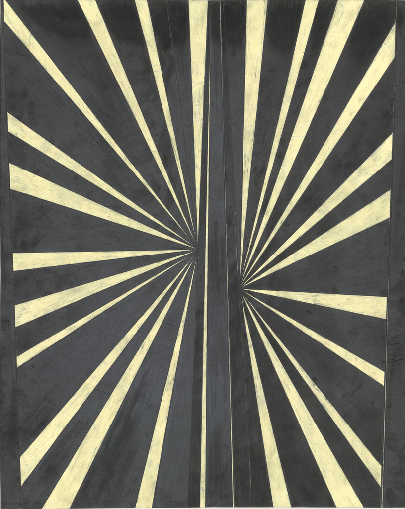 Untitled (Black and Cream Butterfly 502)