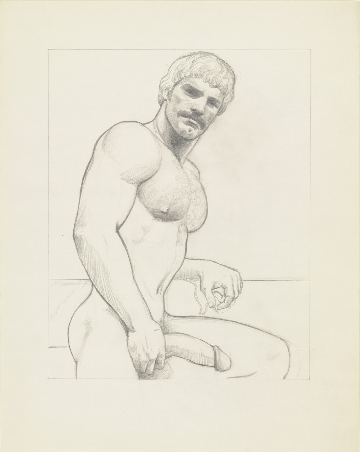 Tom of Finland. Untitled (Target Studios Model Steve Santori). 1979