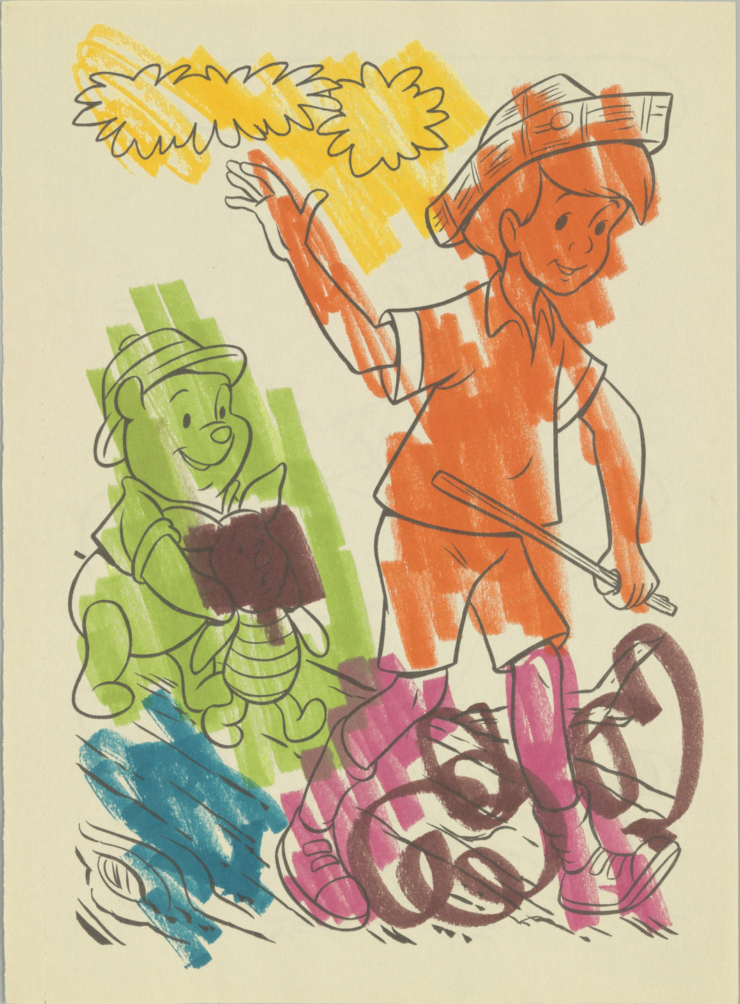 Jeff Koons. Untitled (Winnie the Pooh Series). 1997