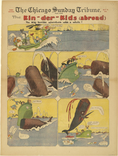 The Kin-der-Kids (Abroad): The Kids Terrible Adventure with a Whale! from The Chicago Sunday Tribune