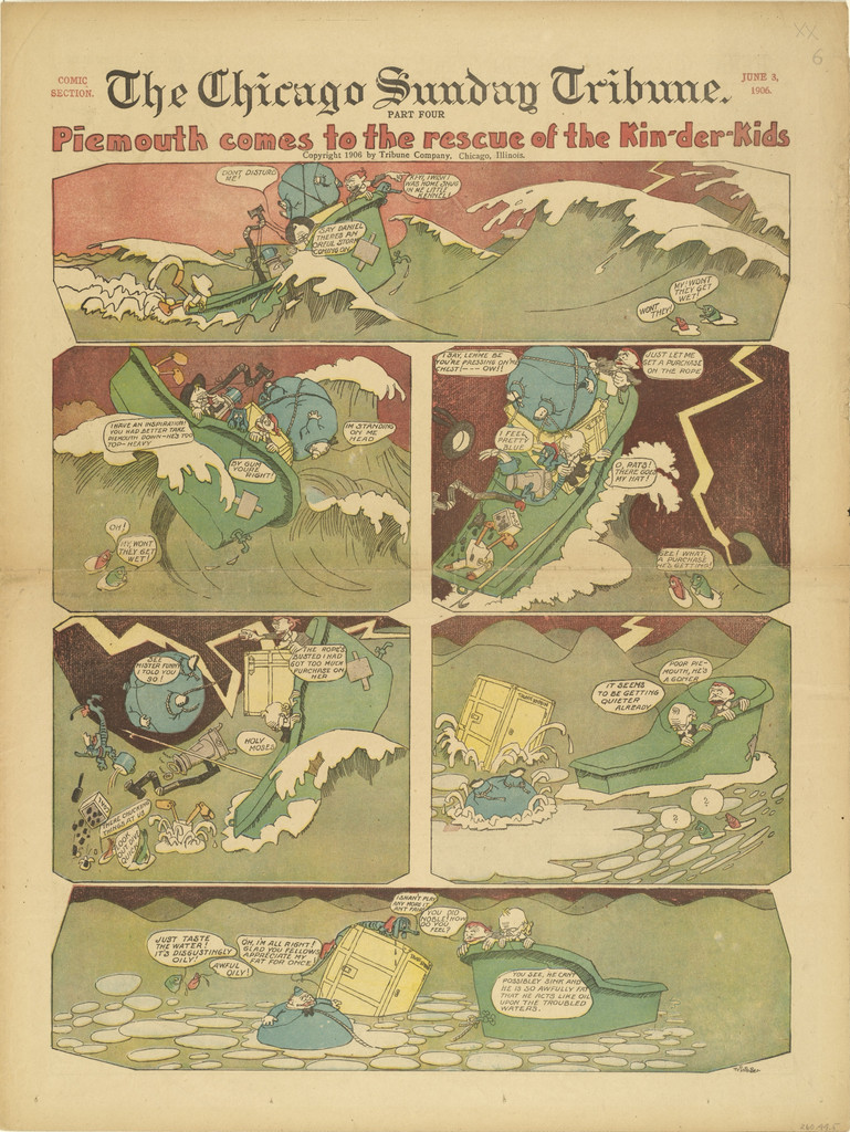 Piemouth Comes to the Rescue of the Kin-der-Kids from The Chicago Sunday Tribune