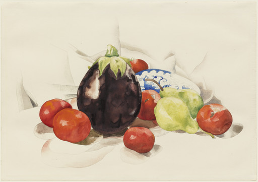 Charles Demuth. Eggplant and Tomatoes. 1926 | MoMA