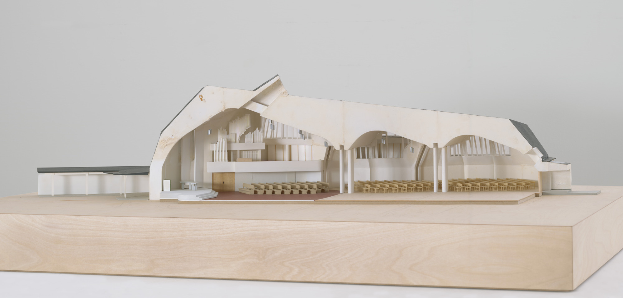Alvar Aalto. Church of the Three Crosses, Vuoksenniska, Imatra, Finland. 1955-58
