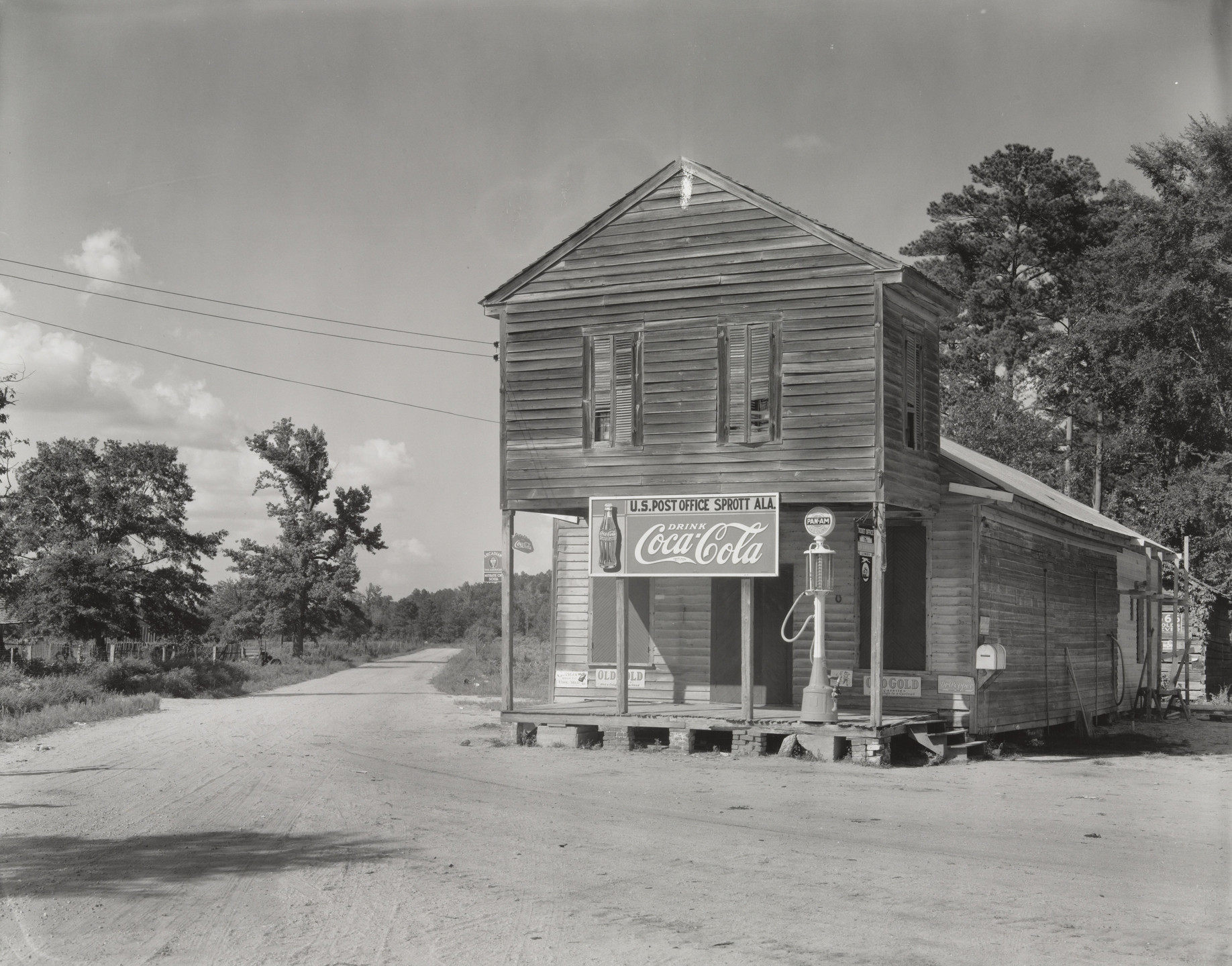 Walker Evans. Post Office, Sprott, Alabama. 1936