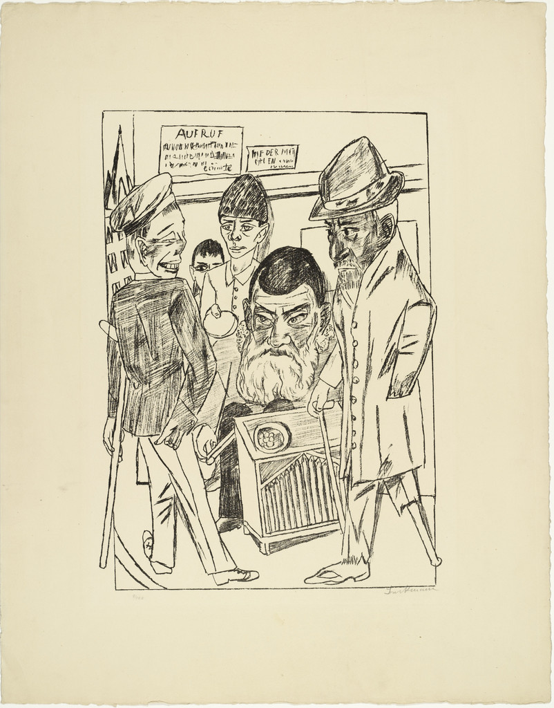 The Beggars (Die Bettler) from Trip to Berlin 1922 (Berliner Reise 1922)