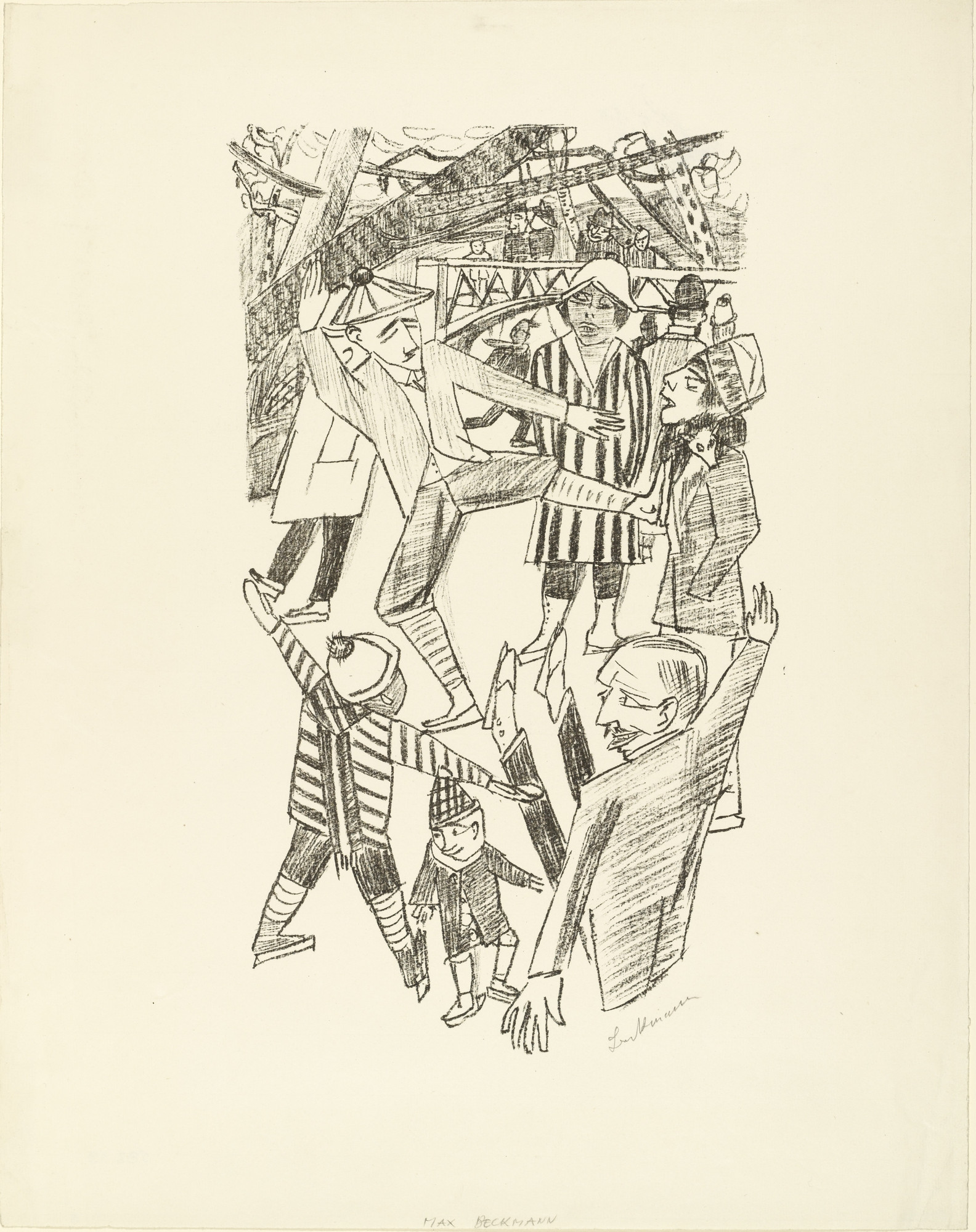 Max Beckmann. Ice Skating