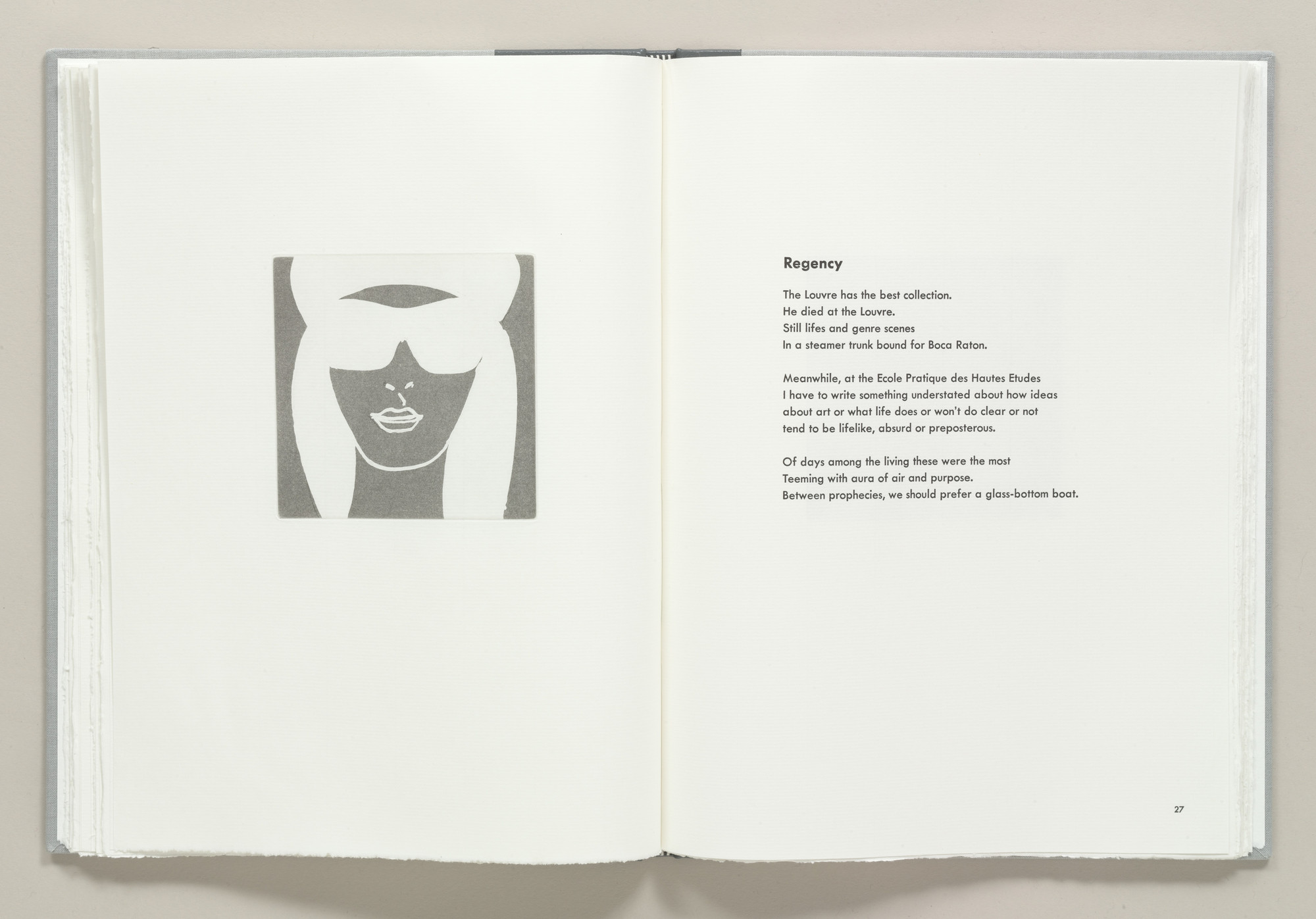 Alex Katz. Plate (page 26) from Gloria