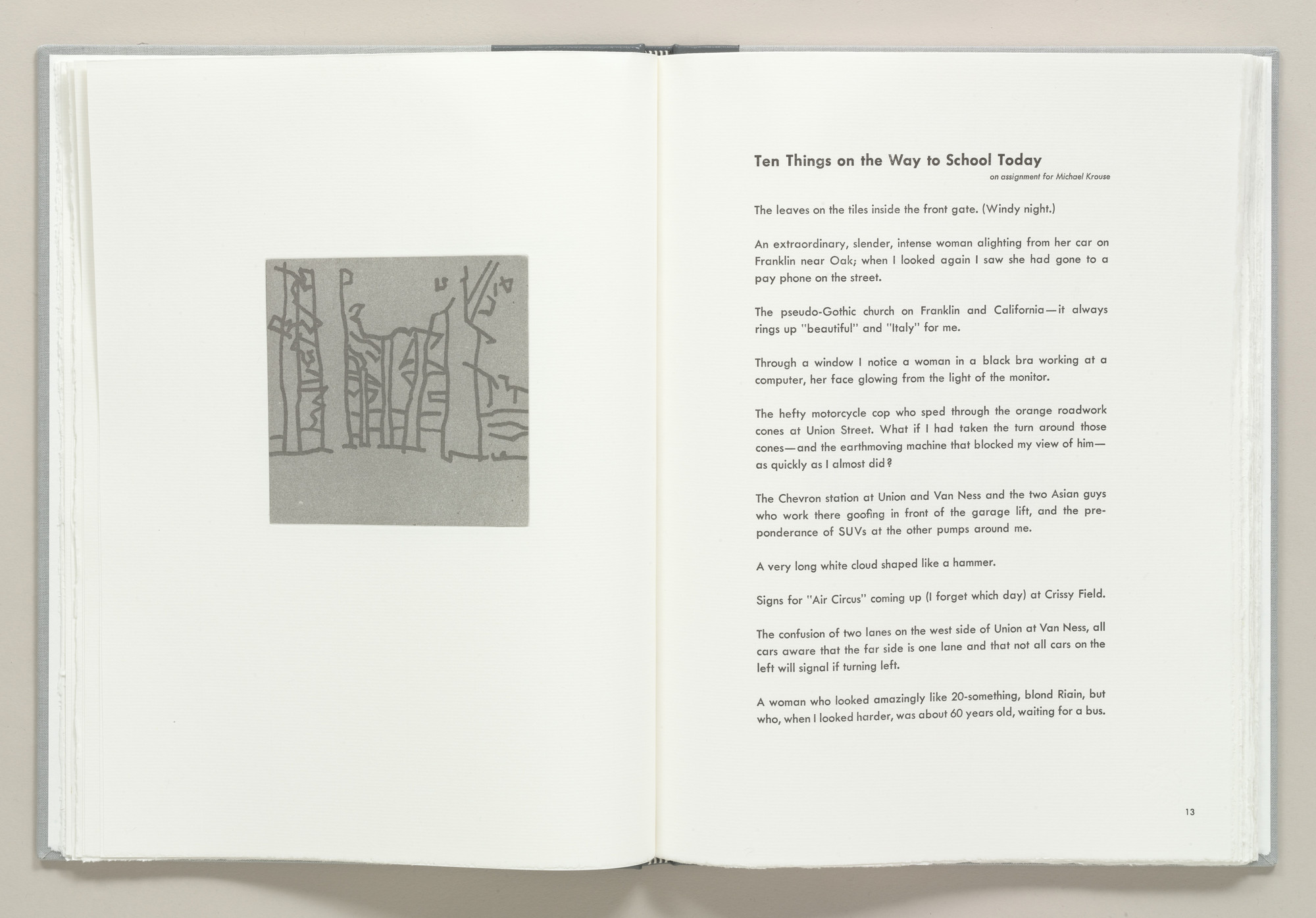 Alex Katz. Plate (page 12) from Gloria