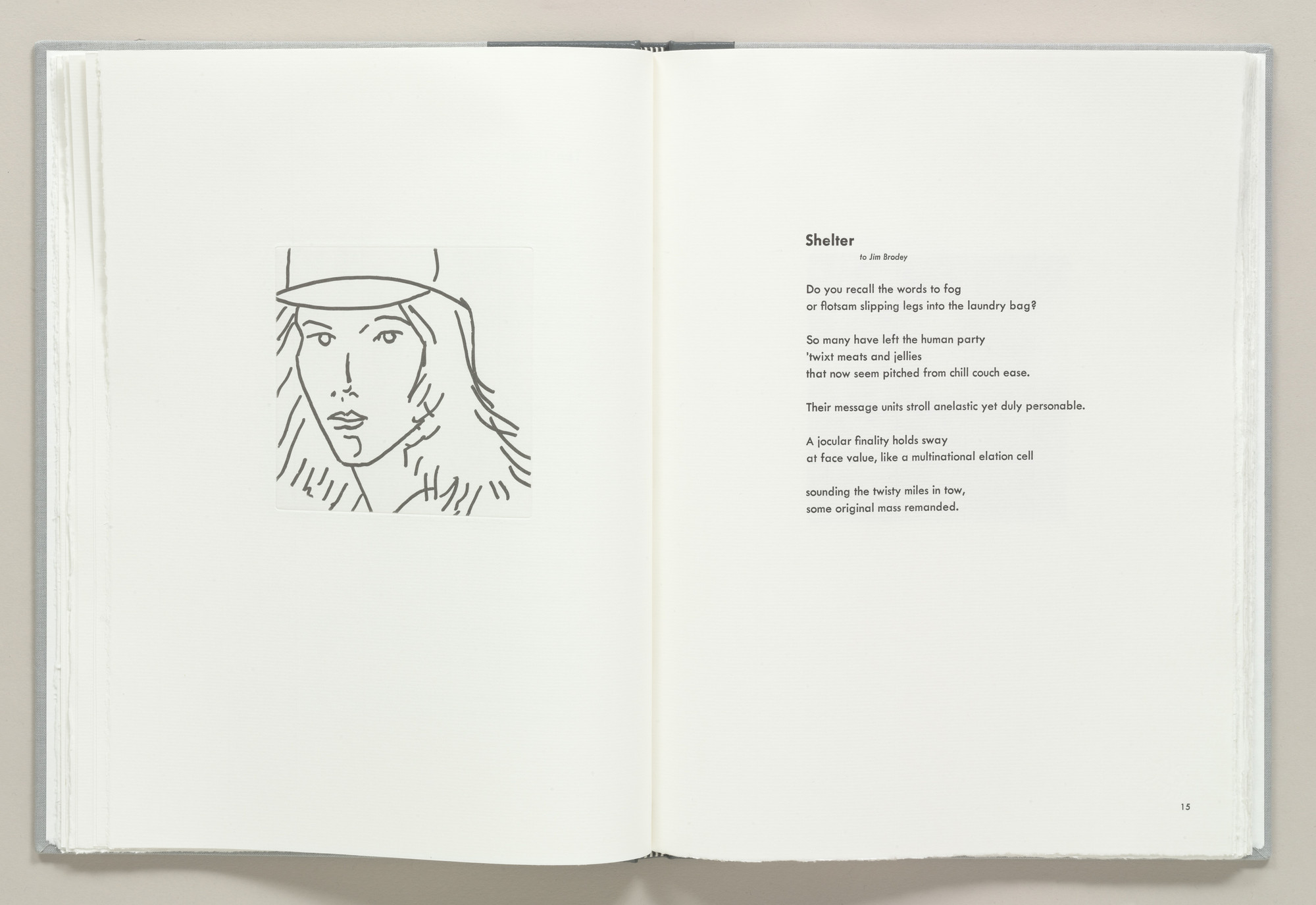 Alex Katz. Plate (page 14) from Gloria