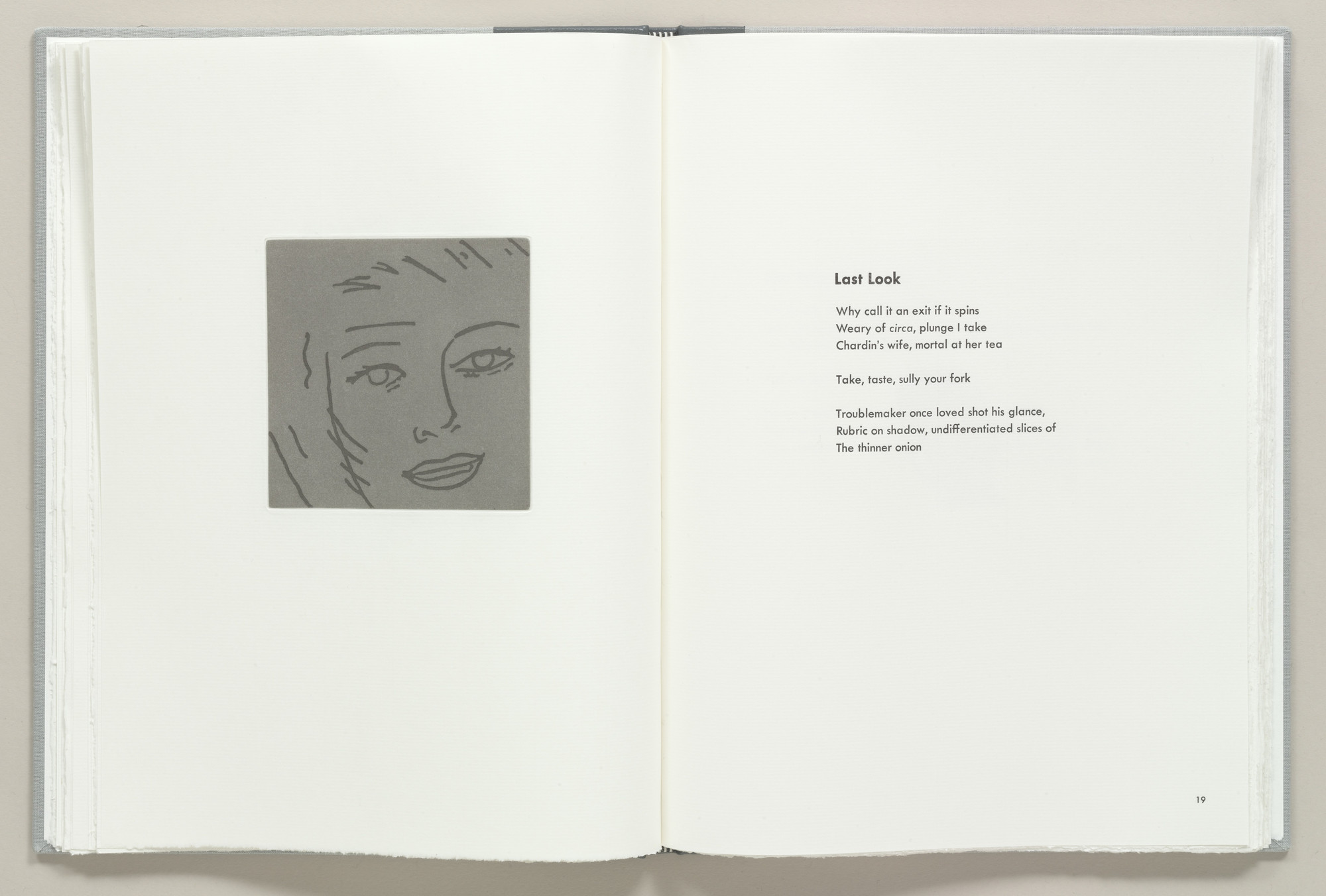 Alex Katz. Plate (page 18) from Gloria
