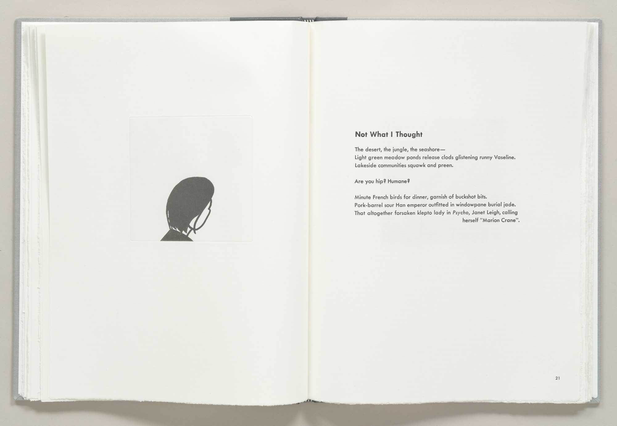 Alex Katz. Plate (page 20) from Gloria