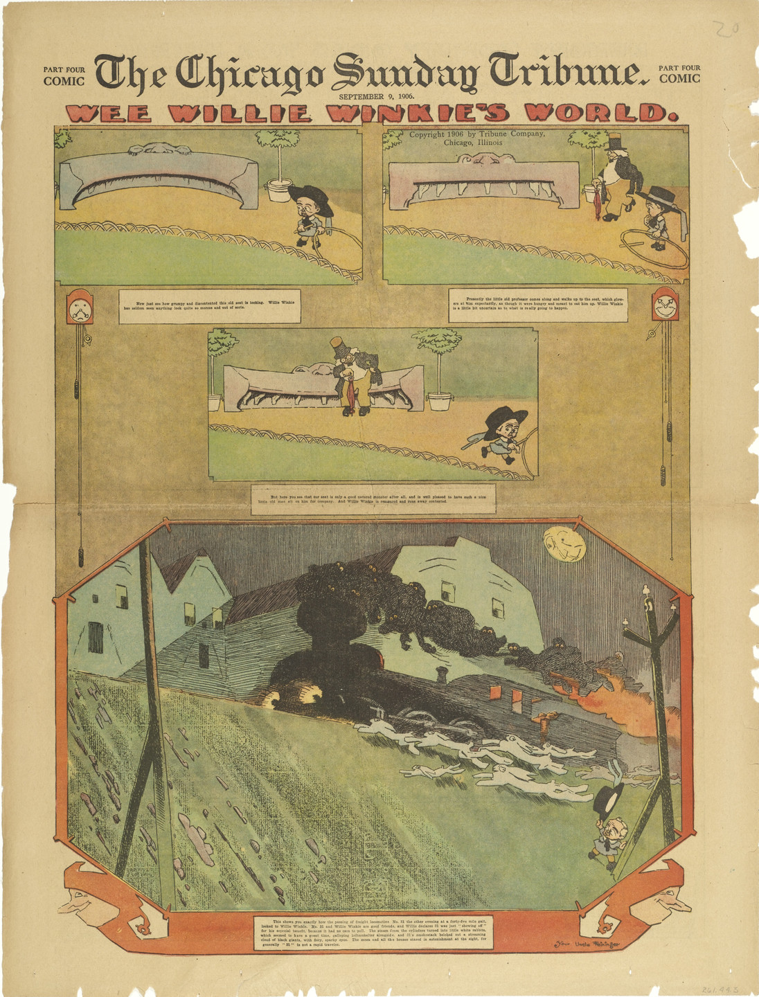 Lyonel Feininger. Wee Willie Winkie&#39;s World fromThe Chicago Sunday Tribune. September 9, 1906