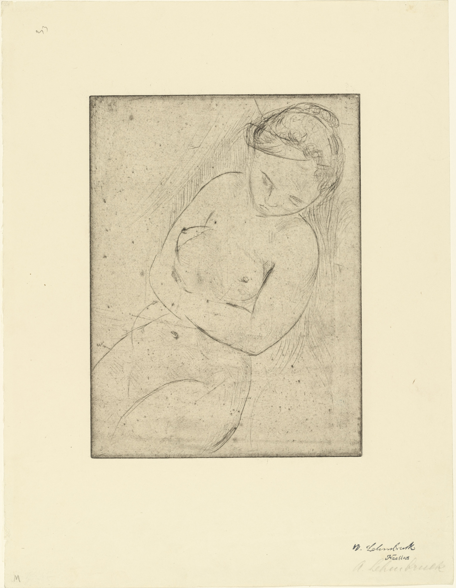 Wilhelm Lehmbruck. Sleeping Girl (Schlafendes Mädchen)