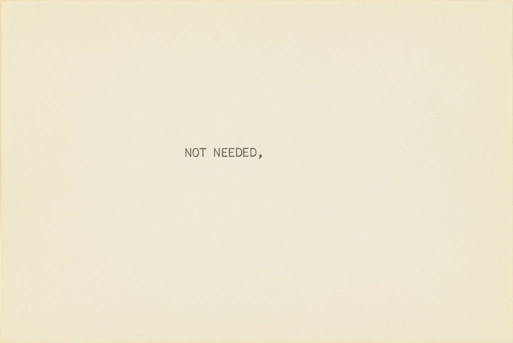 Untitled, Robert Barry, 1970