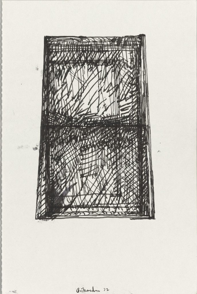 Suicide Notes, Brice Marden, 1972