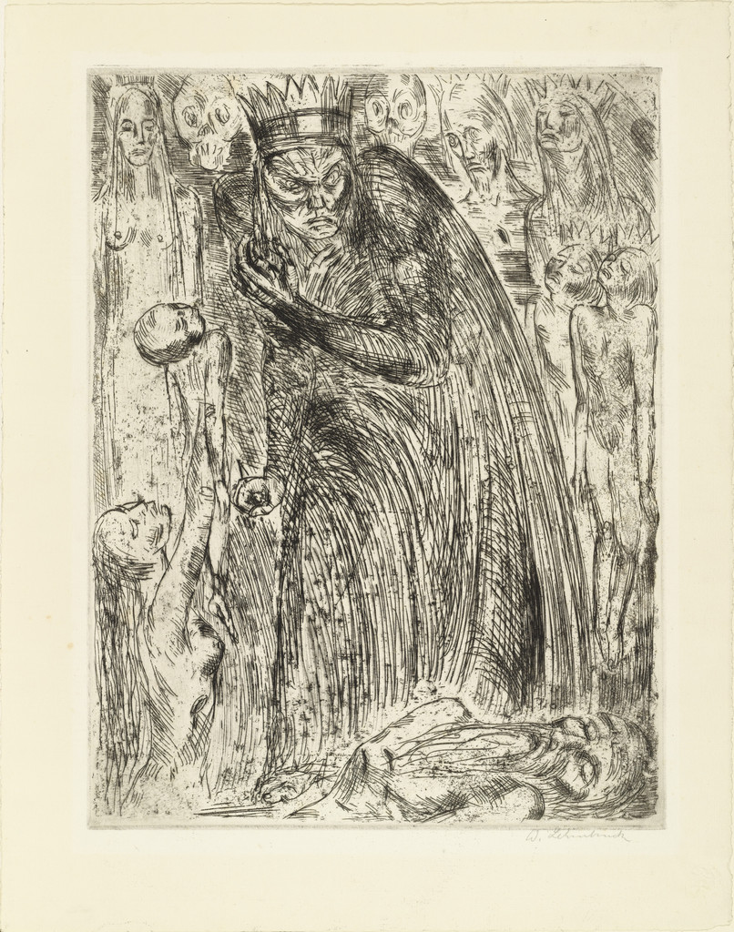 Macbeth V (annual print for the Association of the Friends of the Marées-Society)