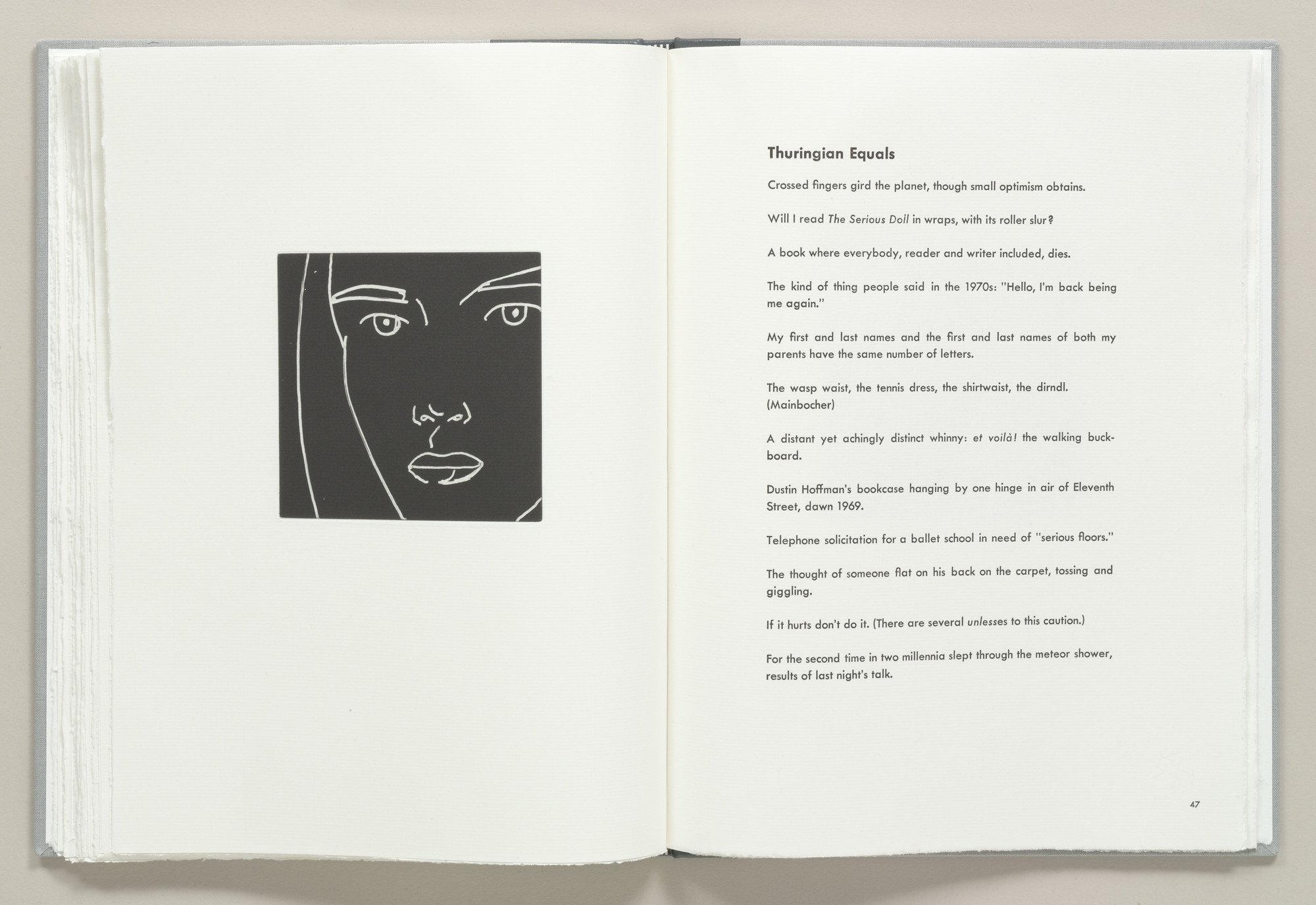 Alex Katz. Plate (page 46) from Gloria. 2005