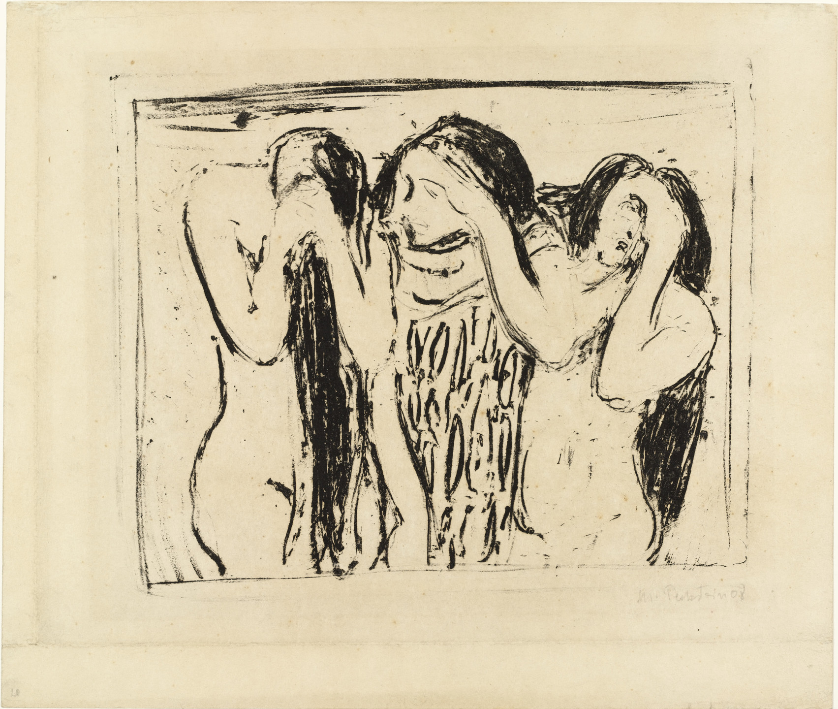 Max Pechstein. Grief (Leid). 1908