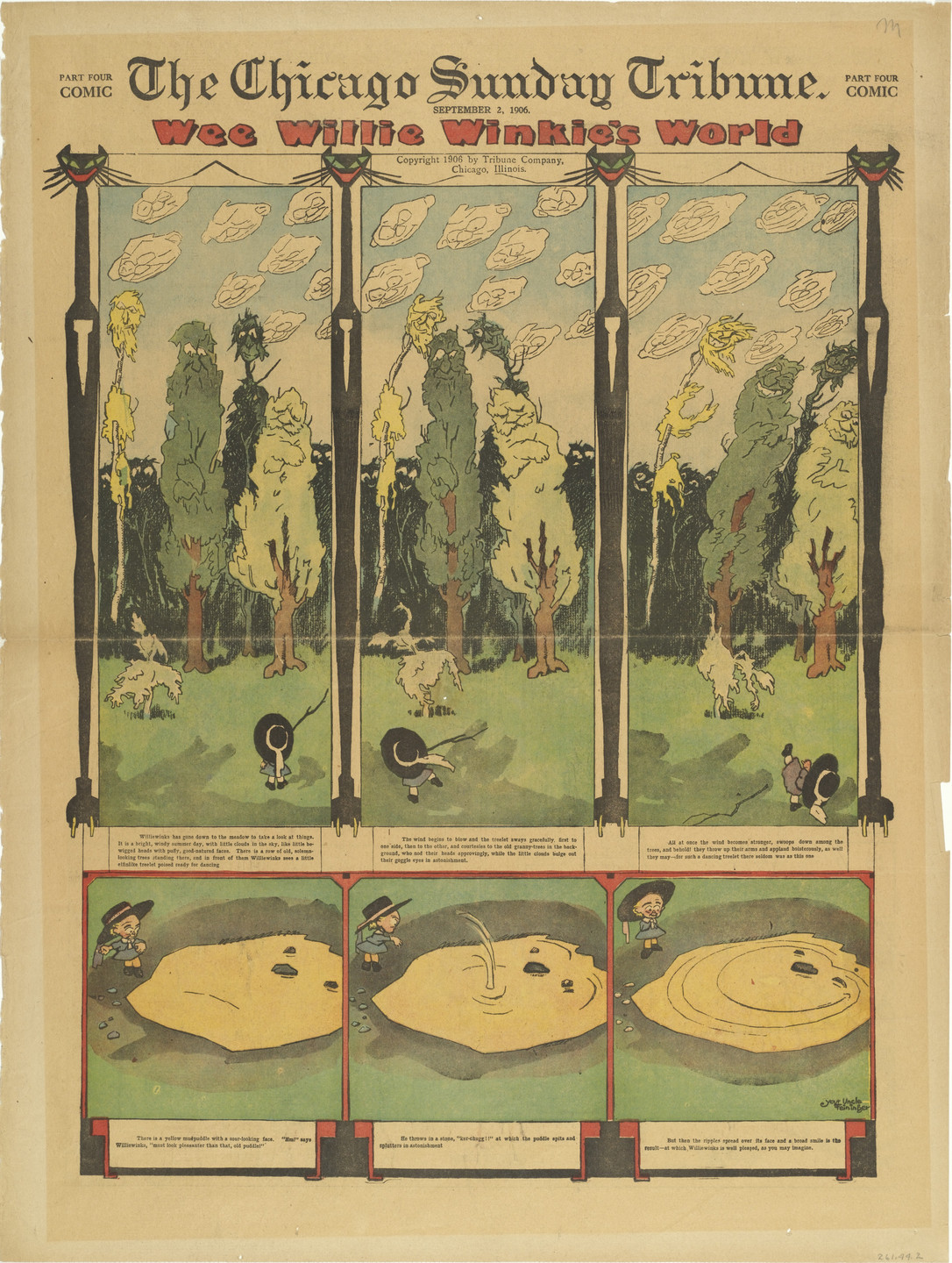 Lyonel Feininger. Wee Willie Winkie&#39;s World from The Chicago Sunday Tribune. September 2, 1906