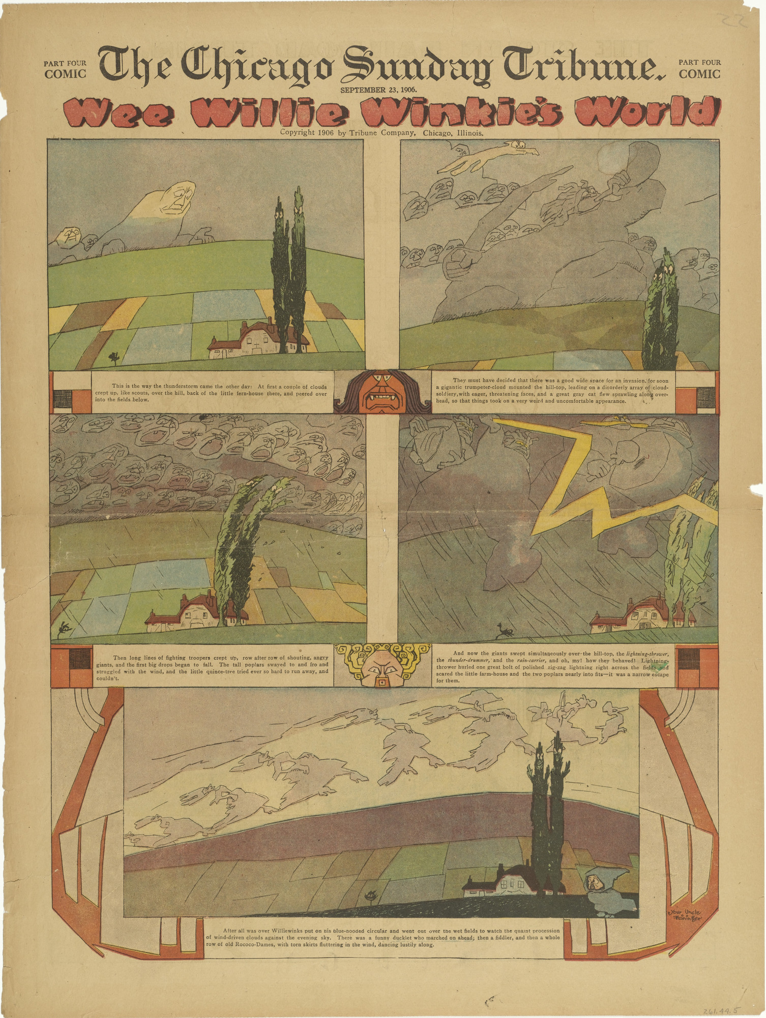 Lyonel Feininger. Wee Willie Winkie's World from The Chicago Sunday Tribune