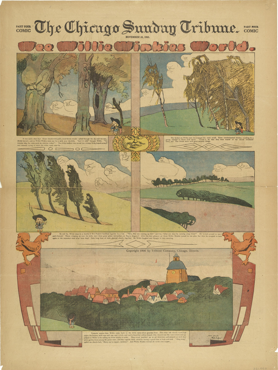 Lyonel Feininger. Wee Willie Winkie&#39;s World from The Chicago Sunday Tribune. November 25, 1906
