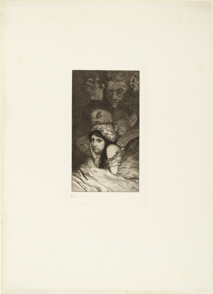 Dreams (Träume) (plate 3) for the portfolio A Life, Opus VIII (Ein Leben, Opus VIII)