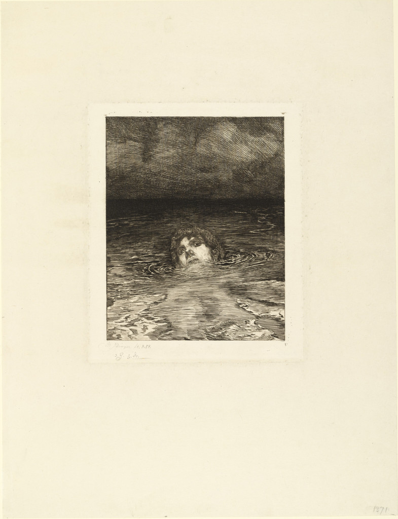 Going Under Going Under (rejected plate) for the supplementary suite accompanying the portfolio A Life, Opus VIII