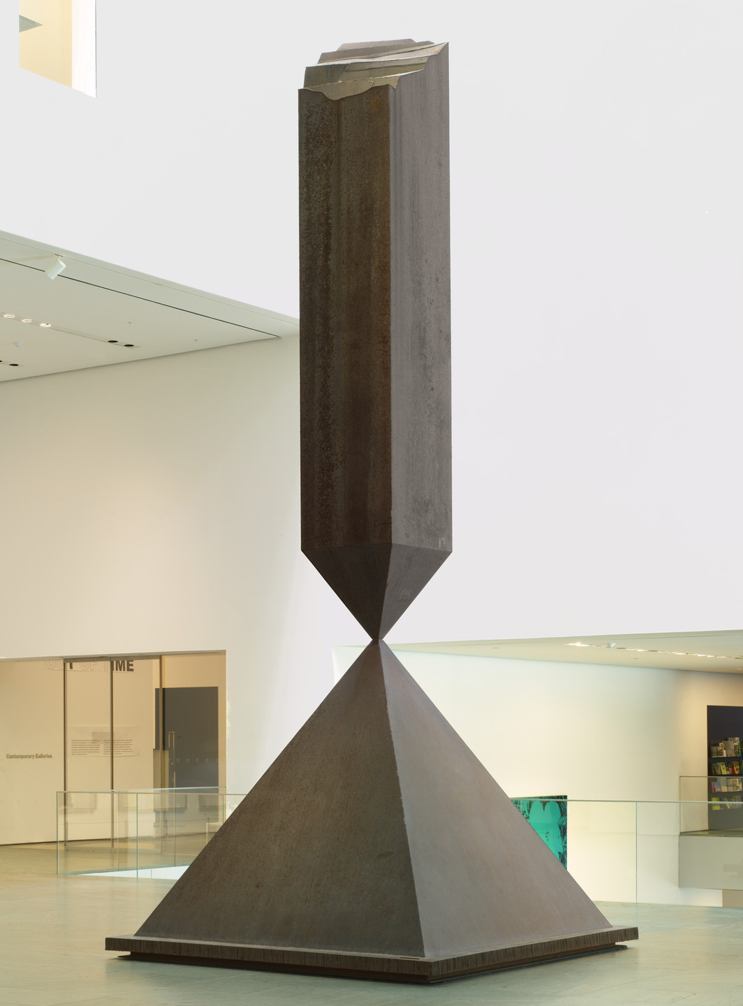 Barnett Newman. Broken Obelisk. 1963-69