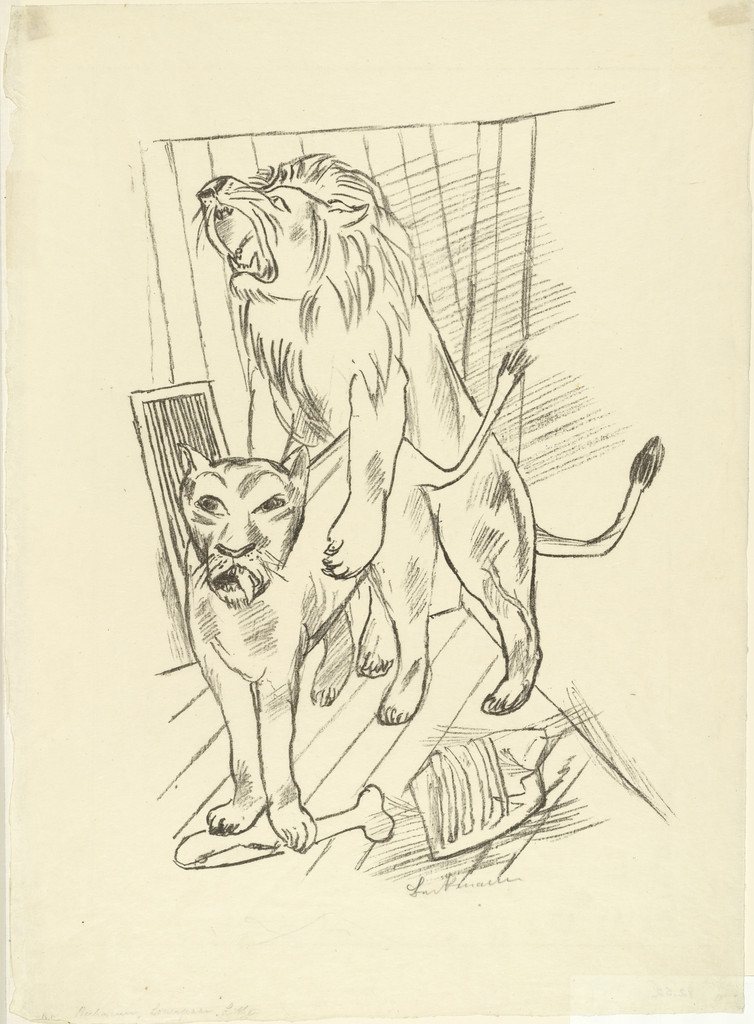 Lion Couple (Löwenpaar)