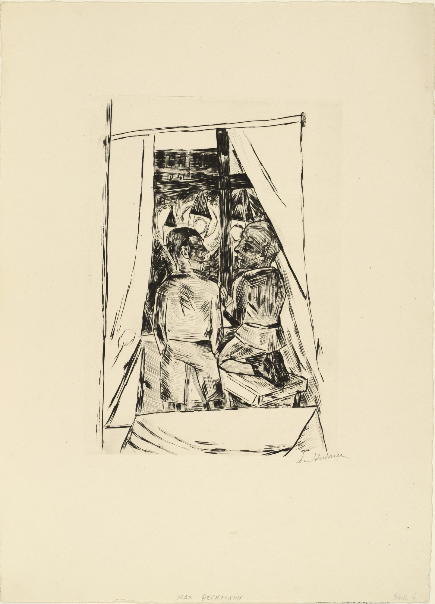 Max Beckmann. Children at a Window
