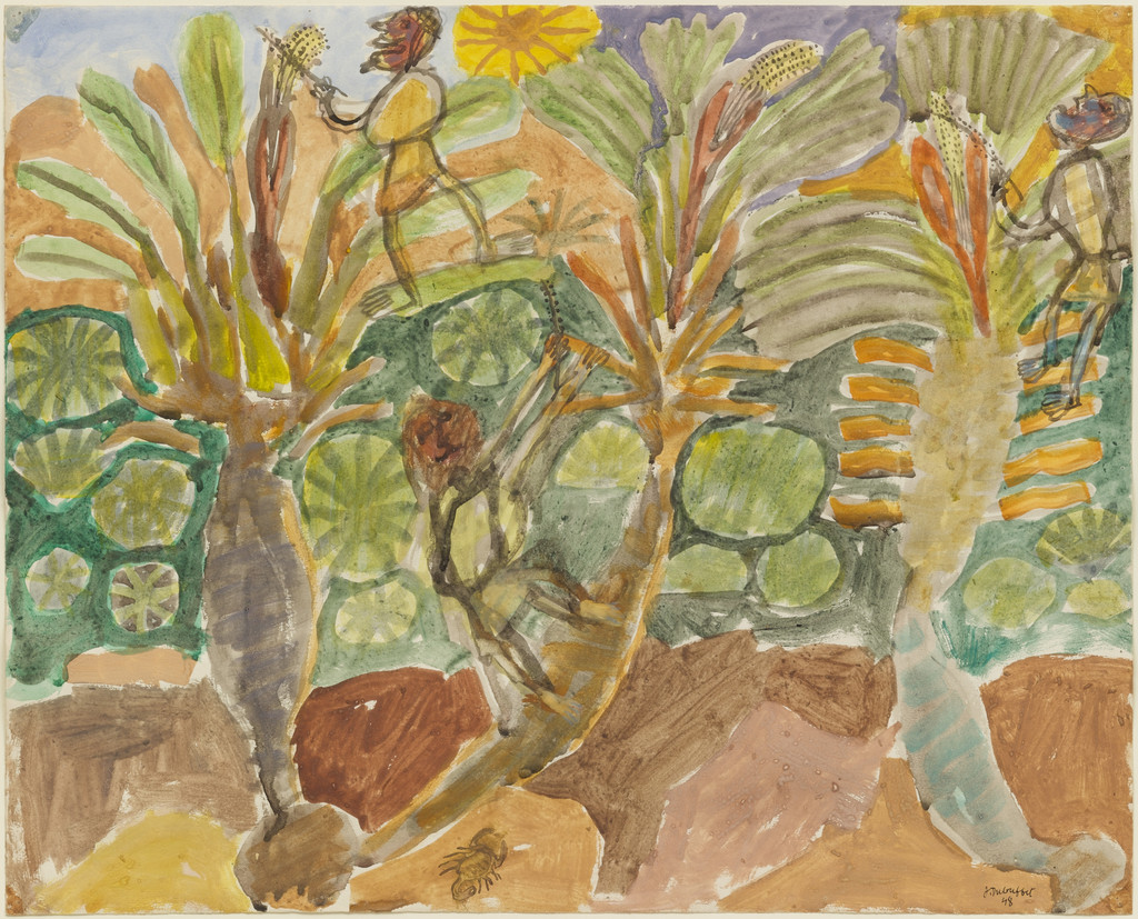 Pollination of Palm Trees (Fécondation des palmiers)