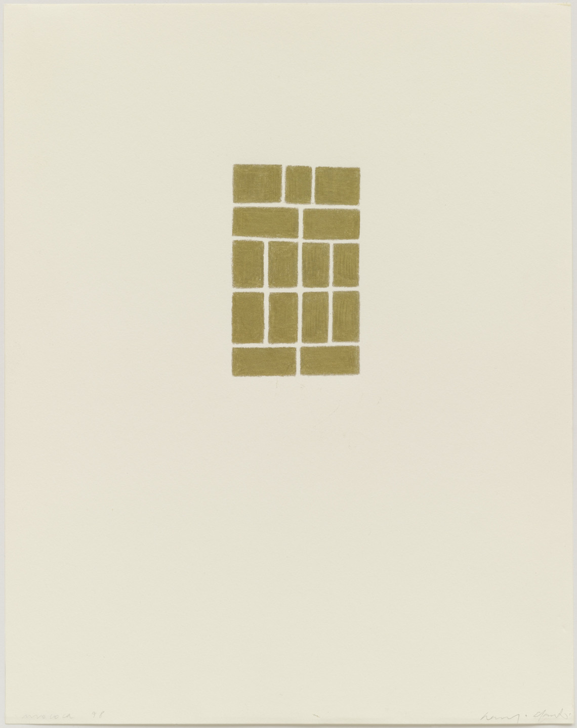 Iran do Espirito Santo. Untitled (Gold window). 1998