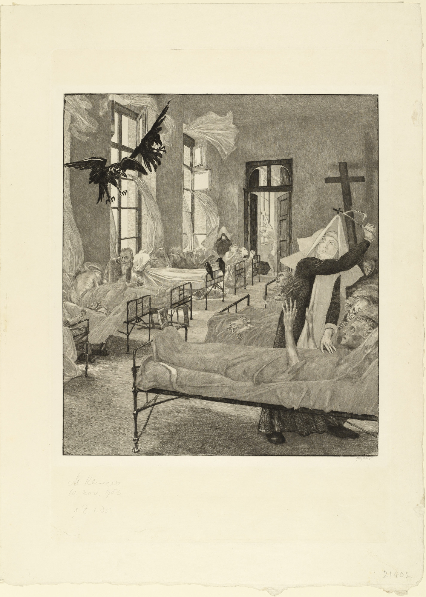 Max Klinger. Plague