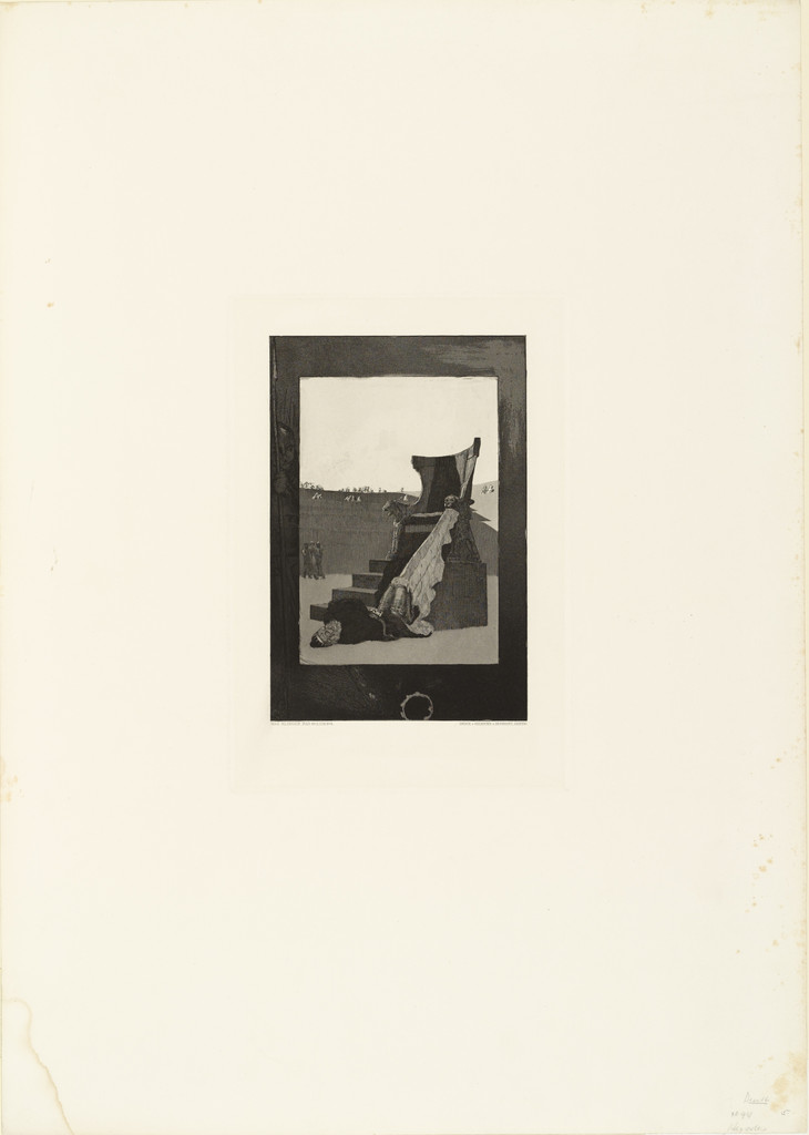 Herod (Herodes) (plate 6) from the portfolio On Death, Part I, Opus XI (Vom Tode, Erster Teil, Opus XI)