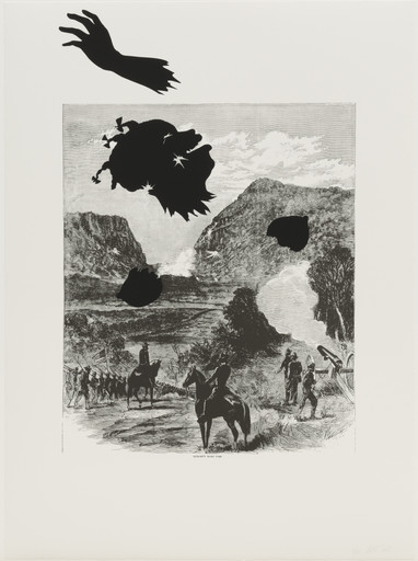 Kara Walker. Buzzard's Roost Pass from Harper's Pictorial History of the Civil War (Annotated). 2005