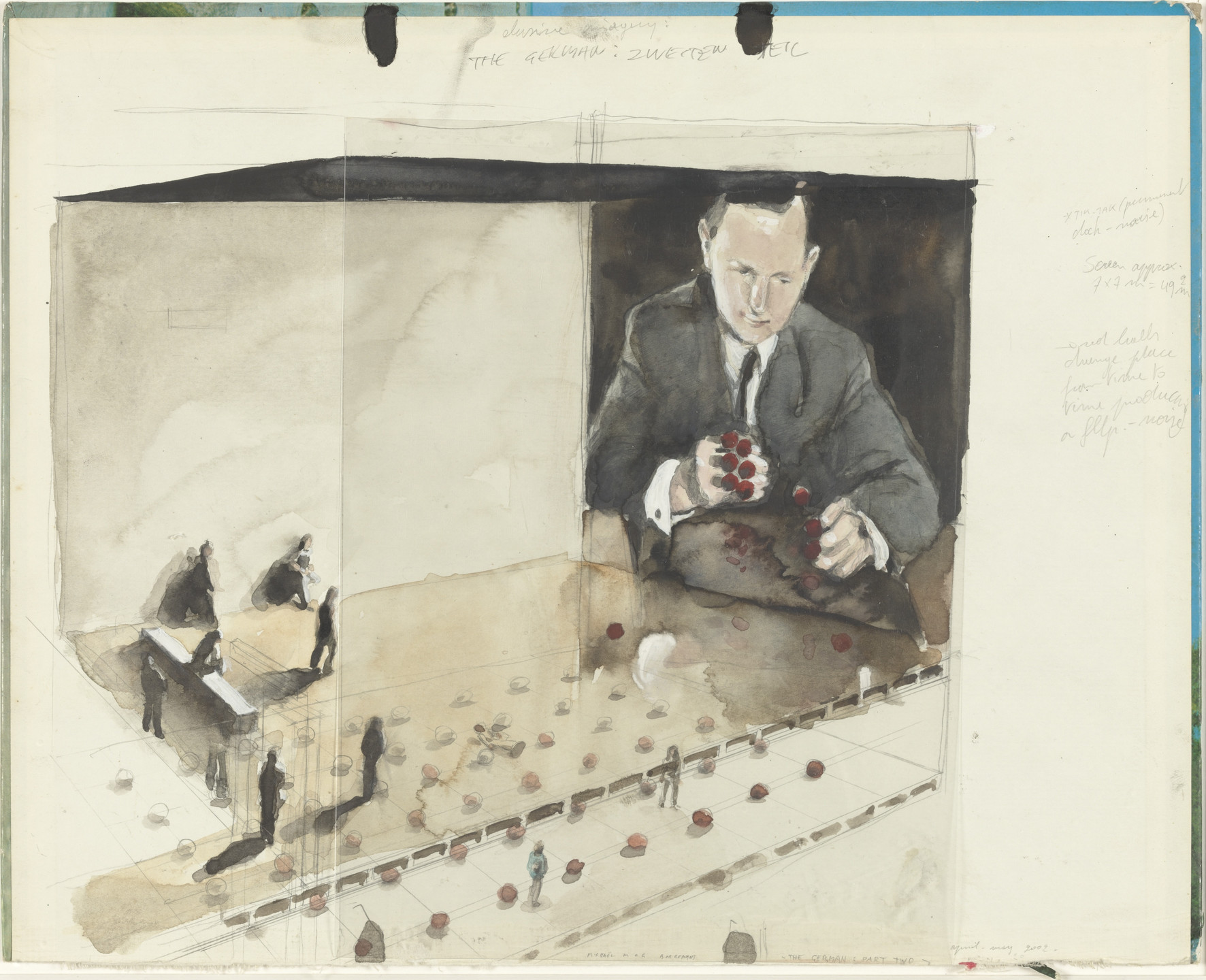 Michaël Borremans. The German (Part Two). 2002