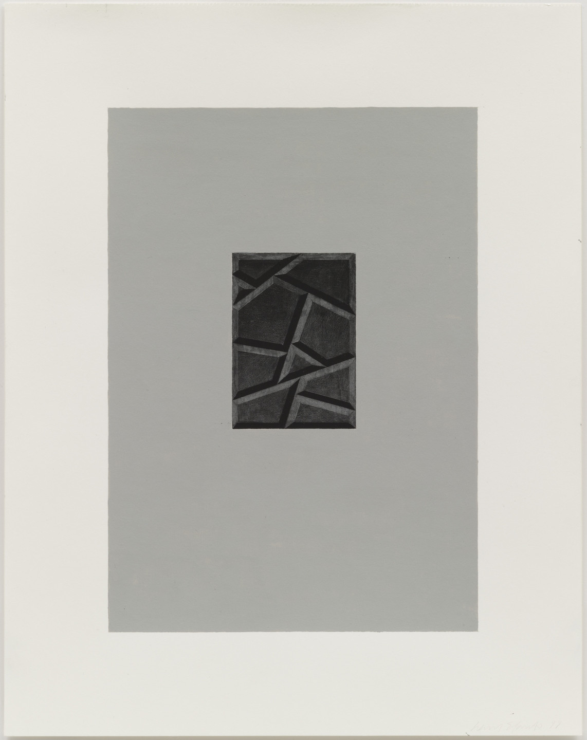 Iran do Espirito Santo. Untitled (Silver - black stones). 1999