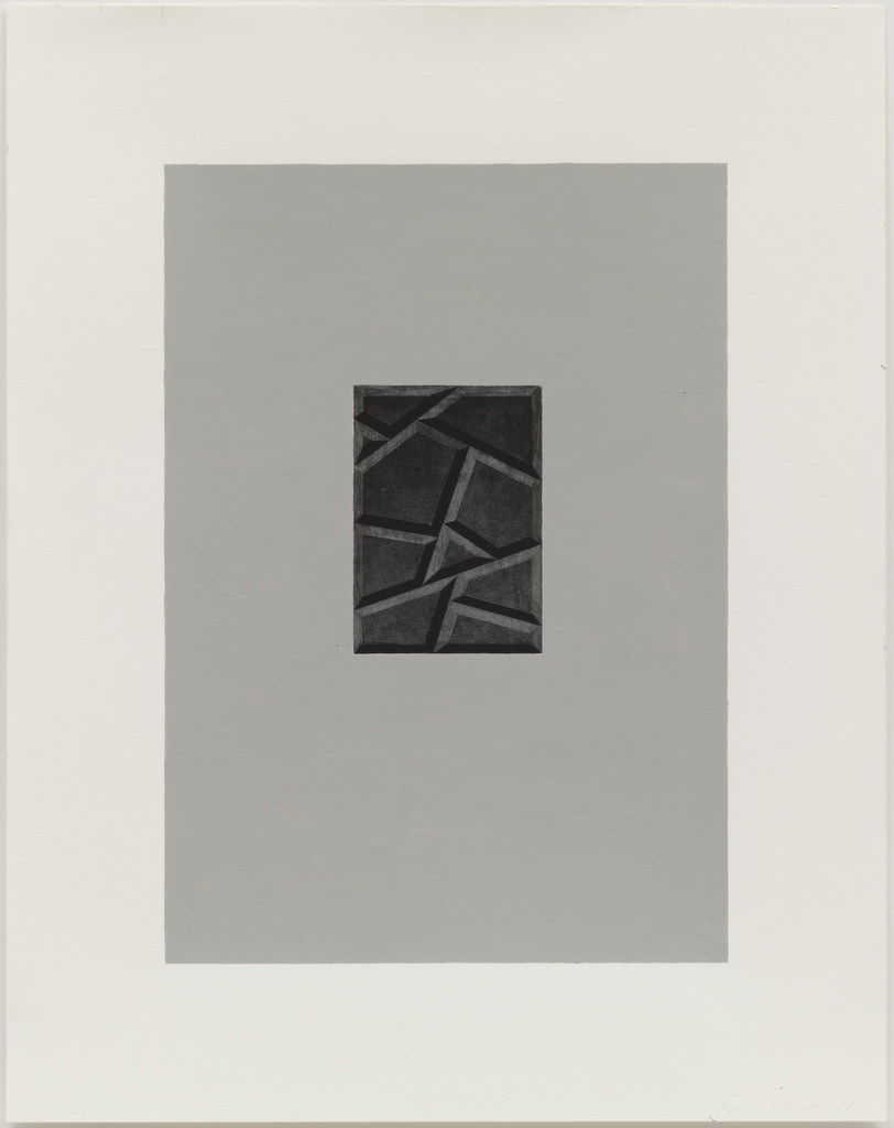 Untitled (Silver - black stones)