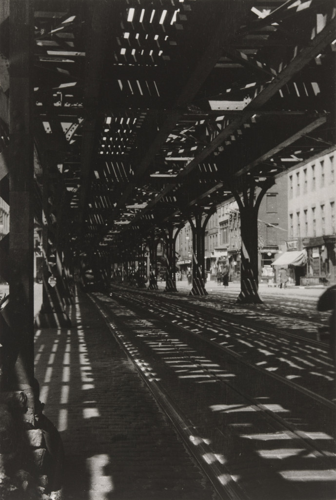 Third Avenue "L", Light Patterns, New York, Walker Evans, 1929
